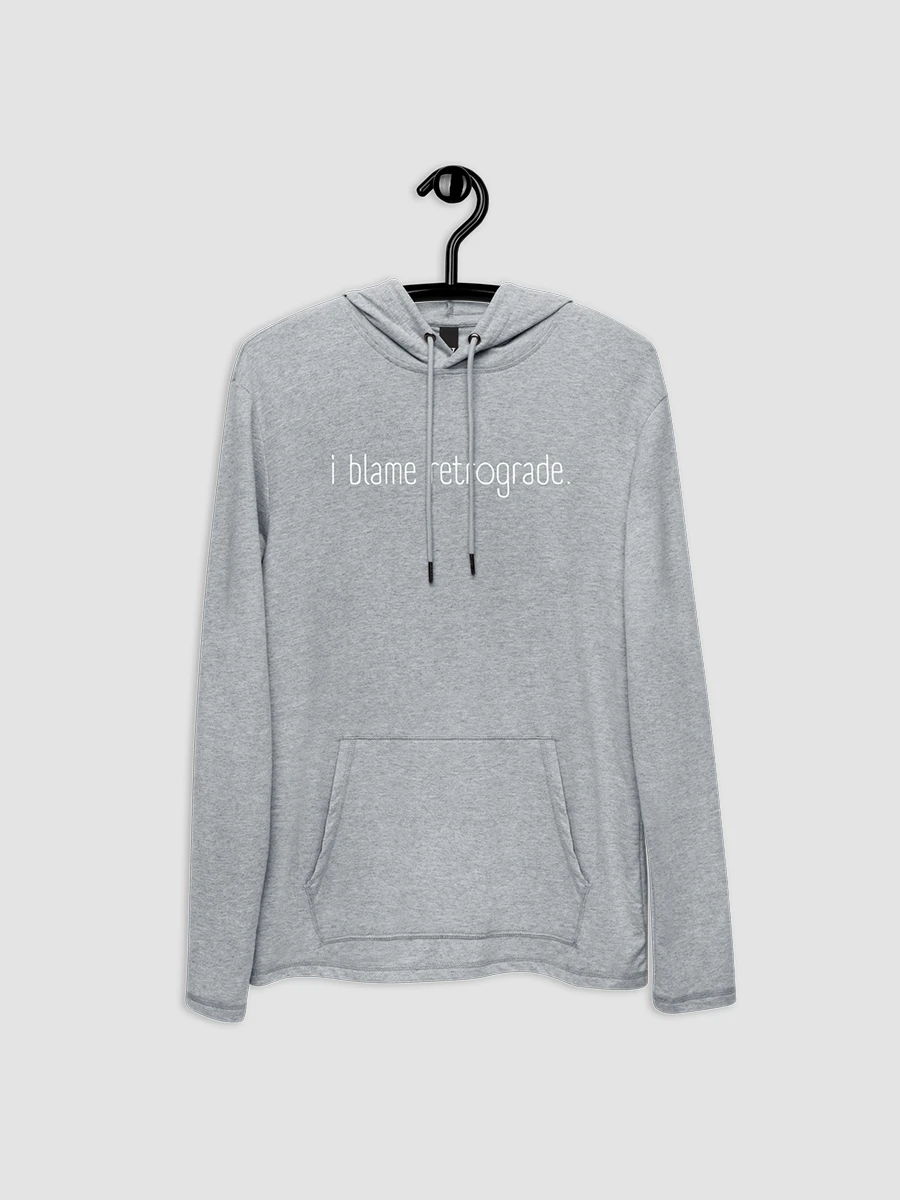 I Blame Retrograde Lightweight Embroidered Hoodie product image (2)