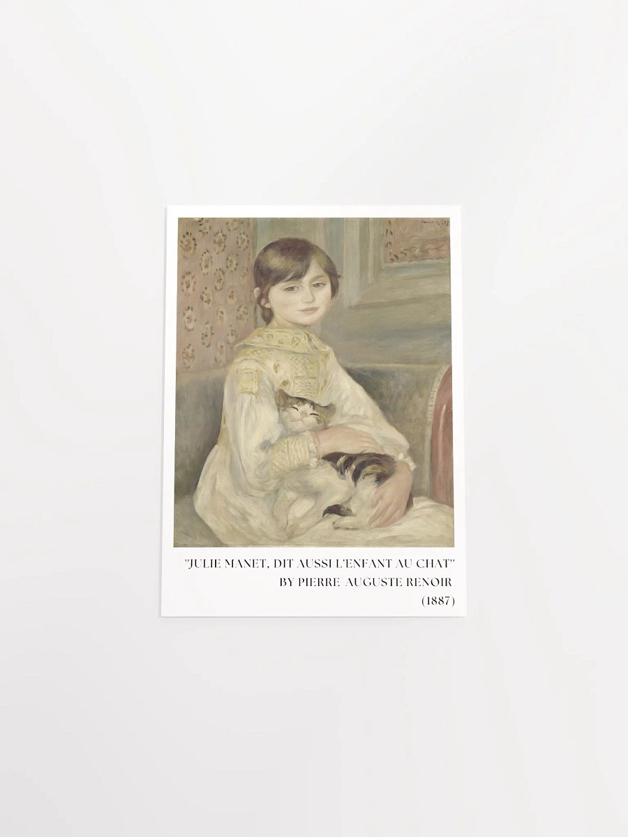 ''Julie Manet, also known as the Child with the Cat'' by Pierre-Auguste Renoir Poster v.2 product image (14)