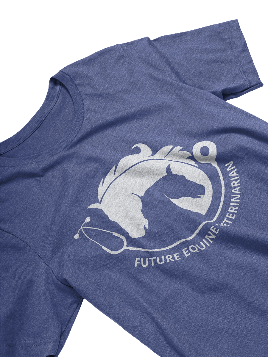 "Future equine veterinarian" t-shirt (dark background) product image (8)