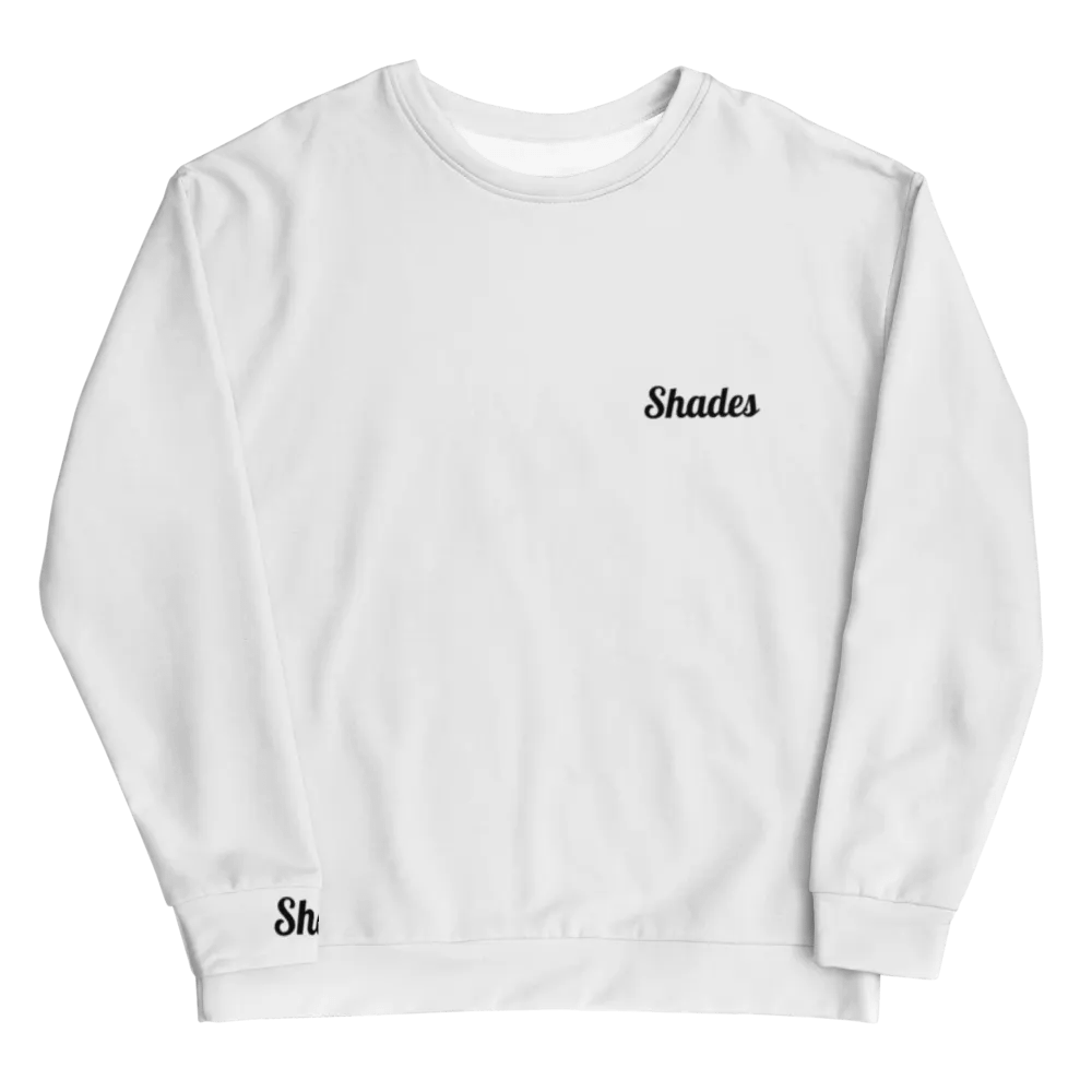 Shades Statement Sweatshirt (White) product image (8)