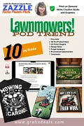 Print-on-Demand Trends | NEW! Cutting Edge Niche - Lawnmowers! Zazzle Niche Guide FREE for VIPs AUGUST product image (1)