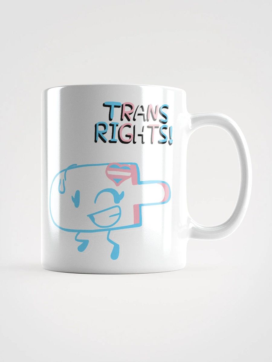 Treasure Tree Trans Rights Glossy Mug product image (1)
