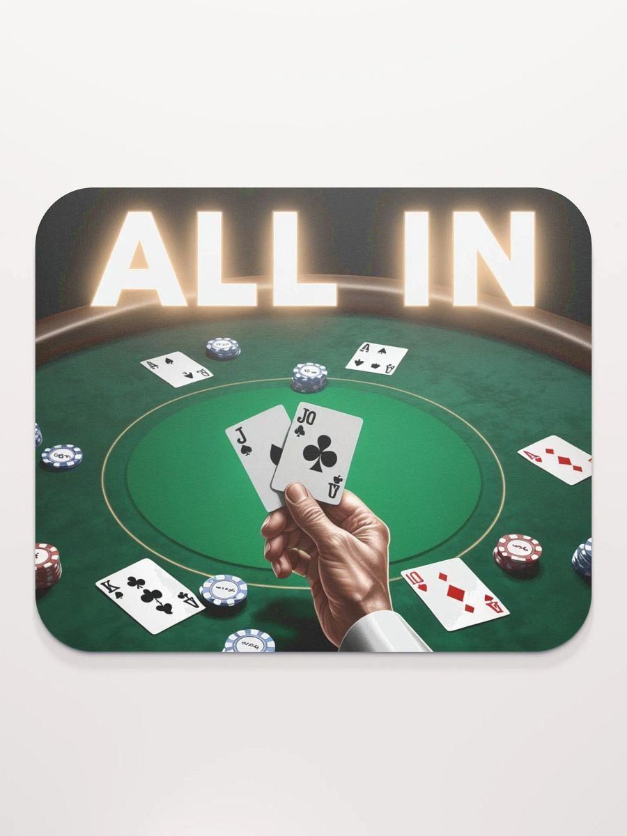 All In Poker Mouse Pad product image (2)