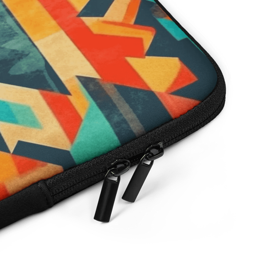 Aztec Geometric Pattern Laptop Sleeve Cover by Treasure Pie product image (4)