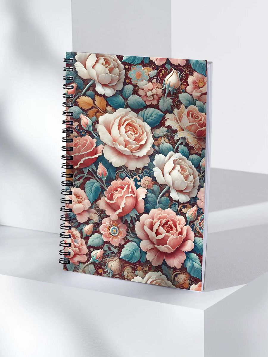 Royal Floral Spiral Notebook product image (4)
