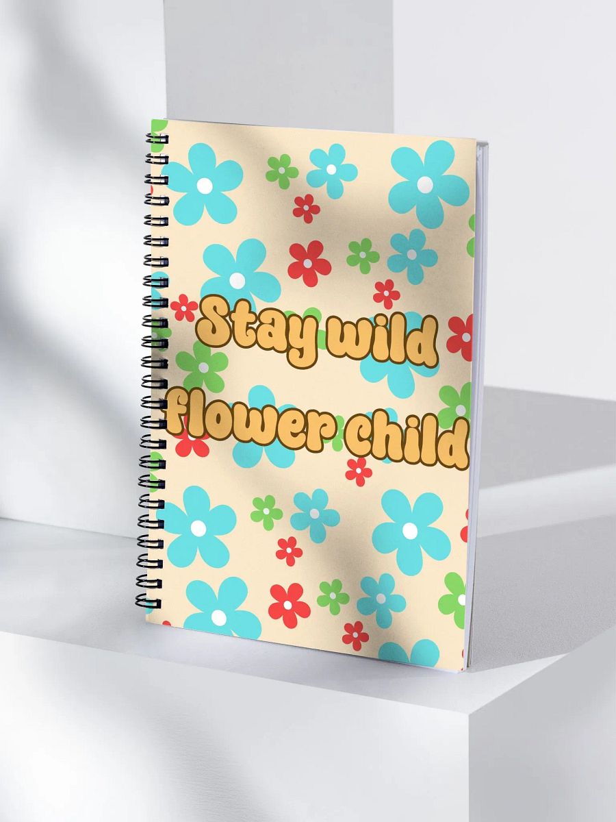 Stay Wild Flower Child Journal 70s Themed Nature Inspirational & Motivational product image (2)