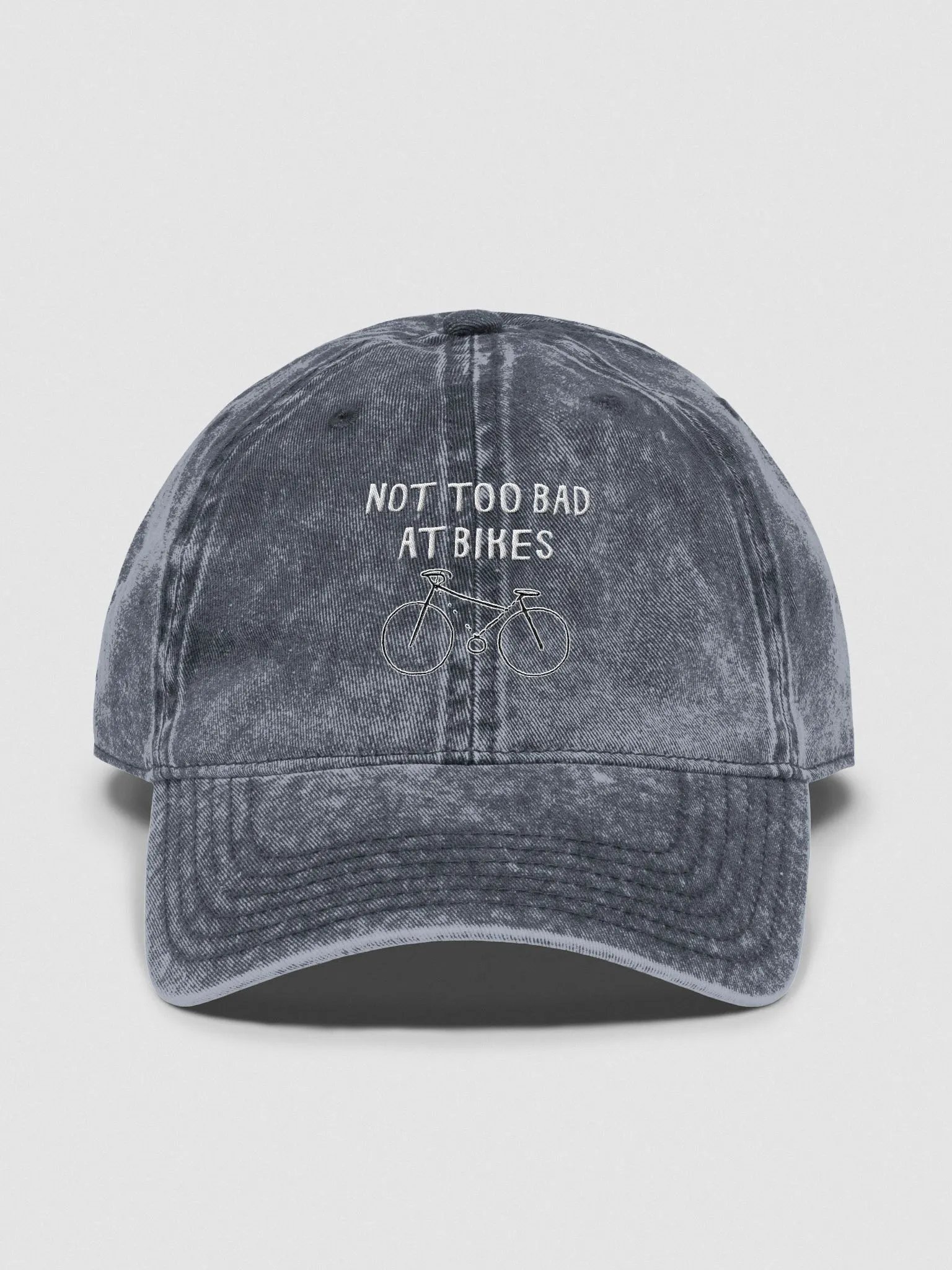 Not Too Bad at Bikes Vintage Wash Dad Hat product image (1)