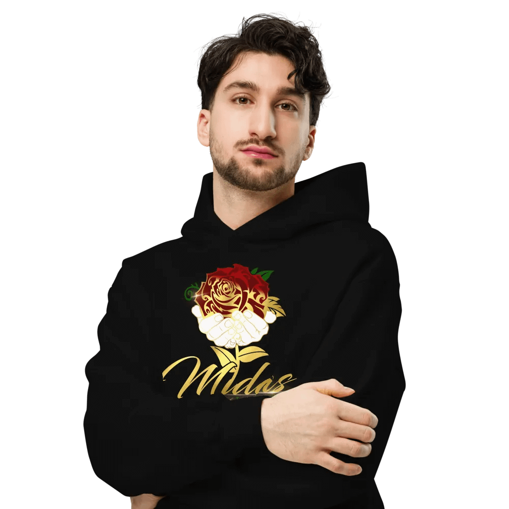Midas Touch Rose Logo Oversized Hoodie product image (6)