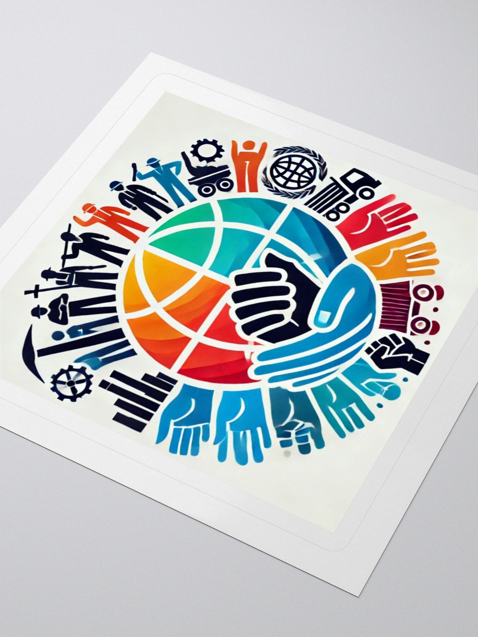 Global Harmony Kiss Cut Stickers product image (9)