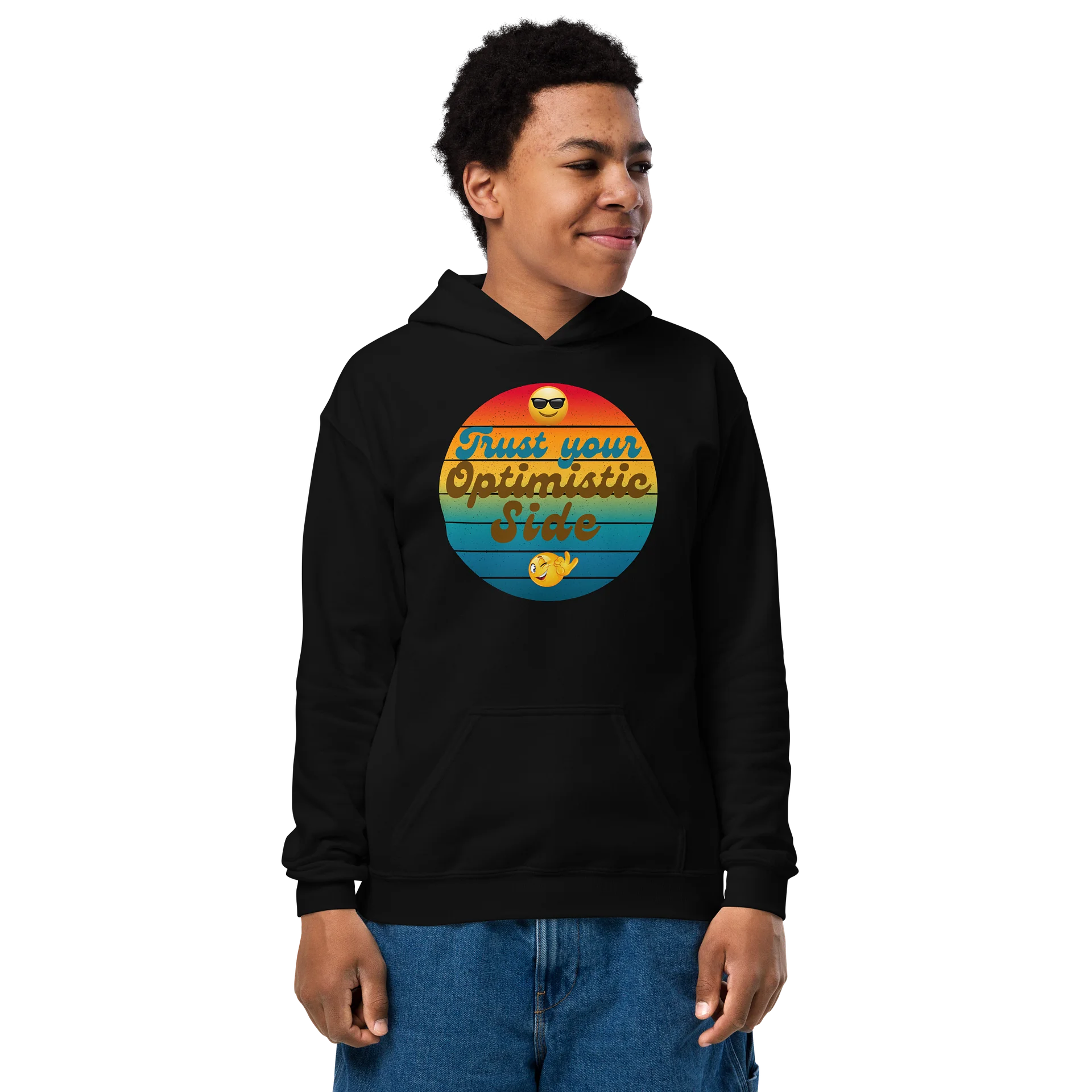 Optimistic Vibes Gradient Hoodie product image (1)