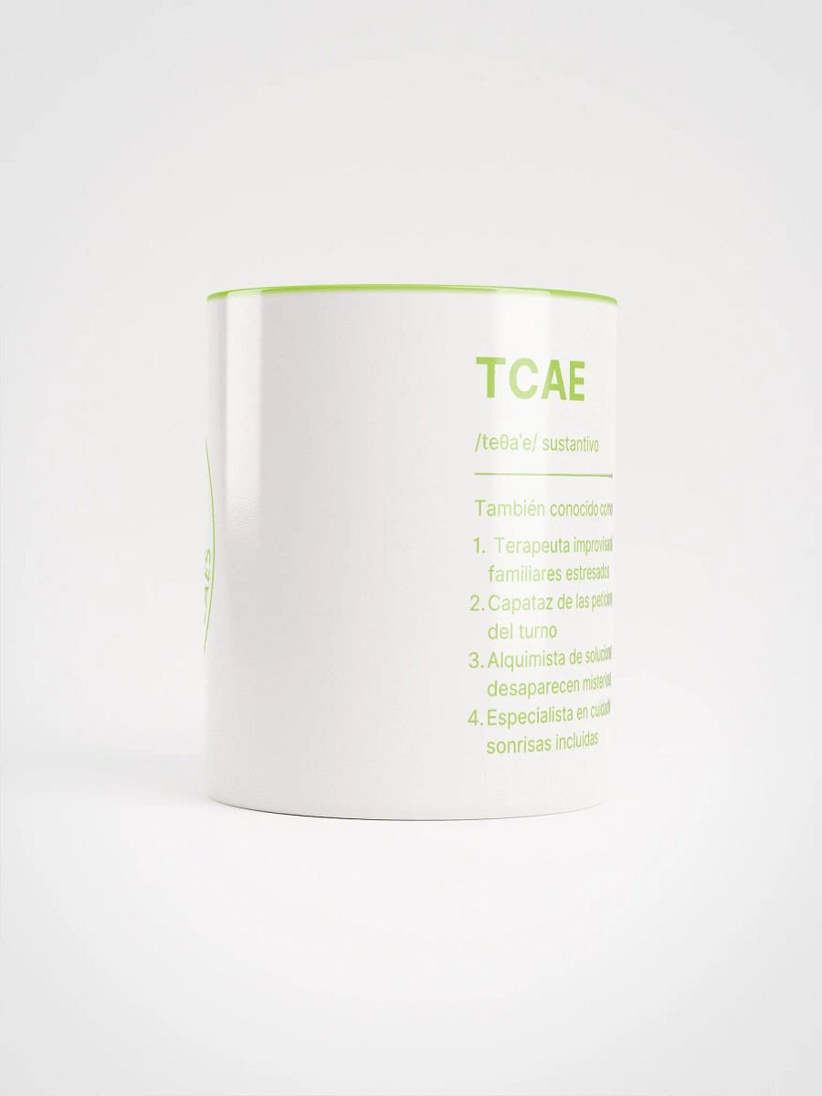 Taza TCAE Verde – Maestro de Soluciones al final del turno product image (5)