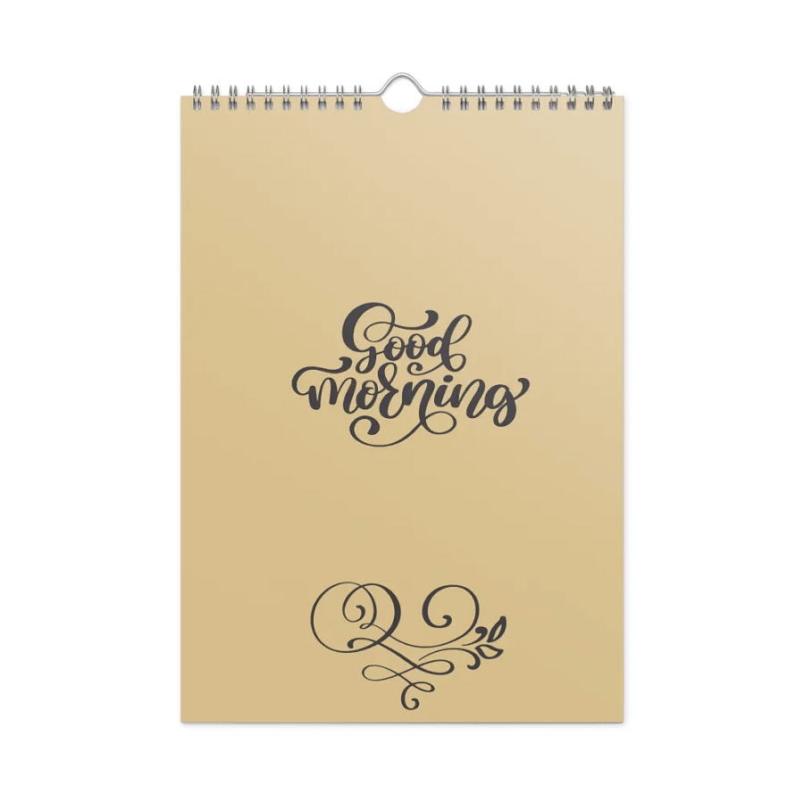 Ornate Good Morning Wall Calendar (2025) product image (3)