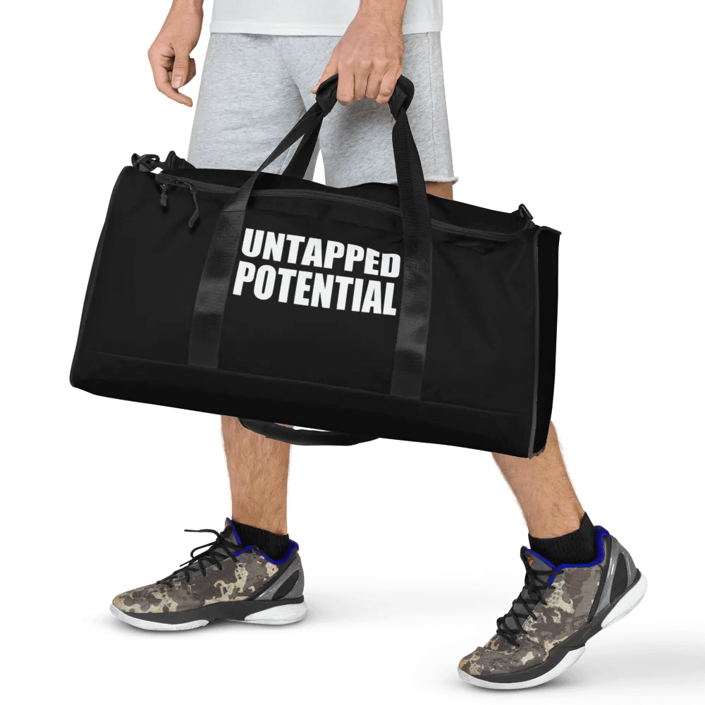Untapped Potential Black Duffle Bag product image (7)