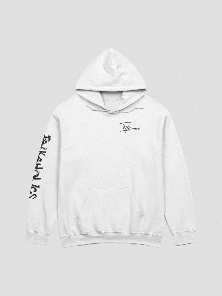 T4P Hoodie, White/Black (Gildan Classic) product image (1)