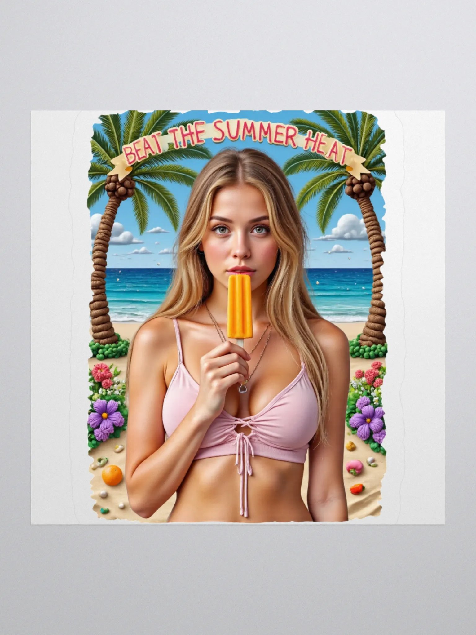 Tropical Popsicle Kiss Cut Stickers product image (1)