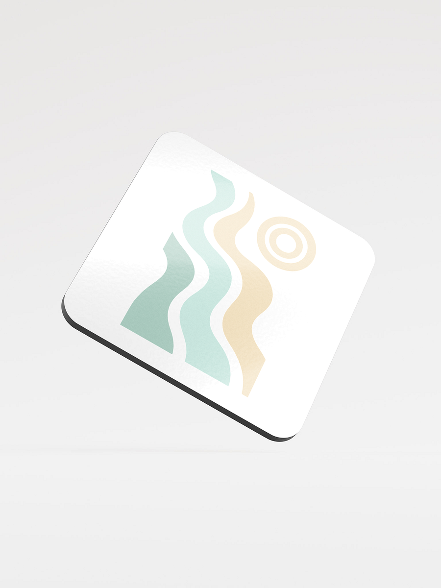 Vibrant Waves Cork Coaster product image (1)