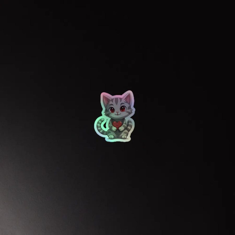 Kitty Love - Holographic Sticker - Legion Series product image (2)