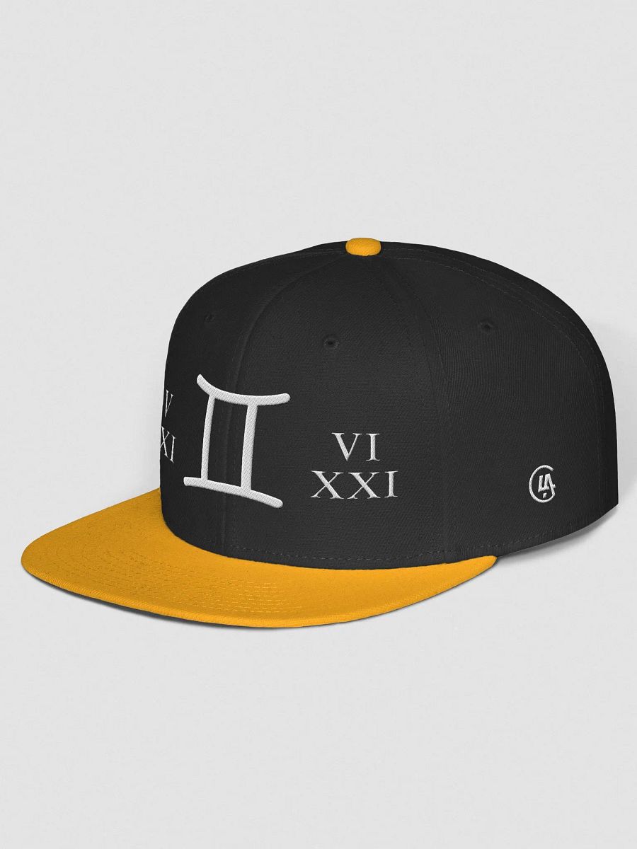 Gemini Zodiac `Sign "Versatility" : Infinite Possibilities Snapback Cap product image (2)