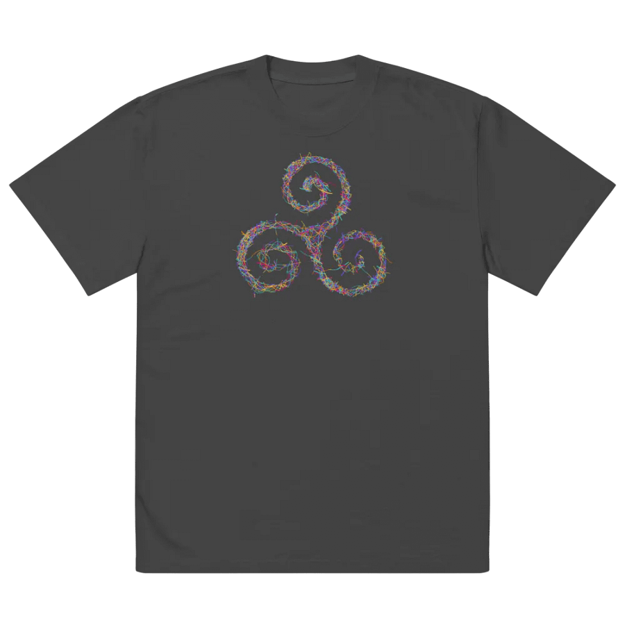 Psychedelic Spirals Oversized Tee product image (2)