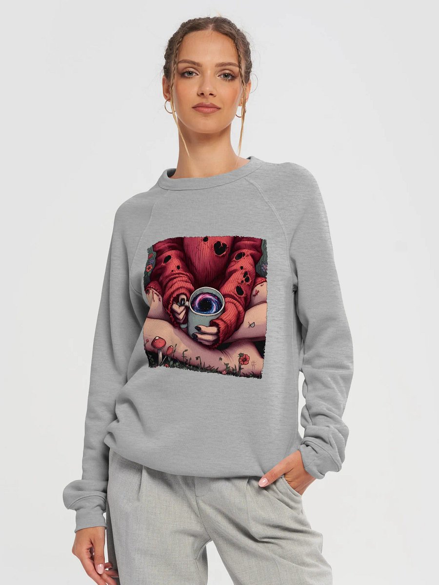 Smoothing The Edges Of My Chaos Unisex Sponge Fleece Raglan Sweatshirt product image (21)