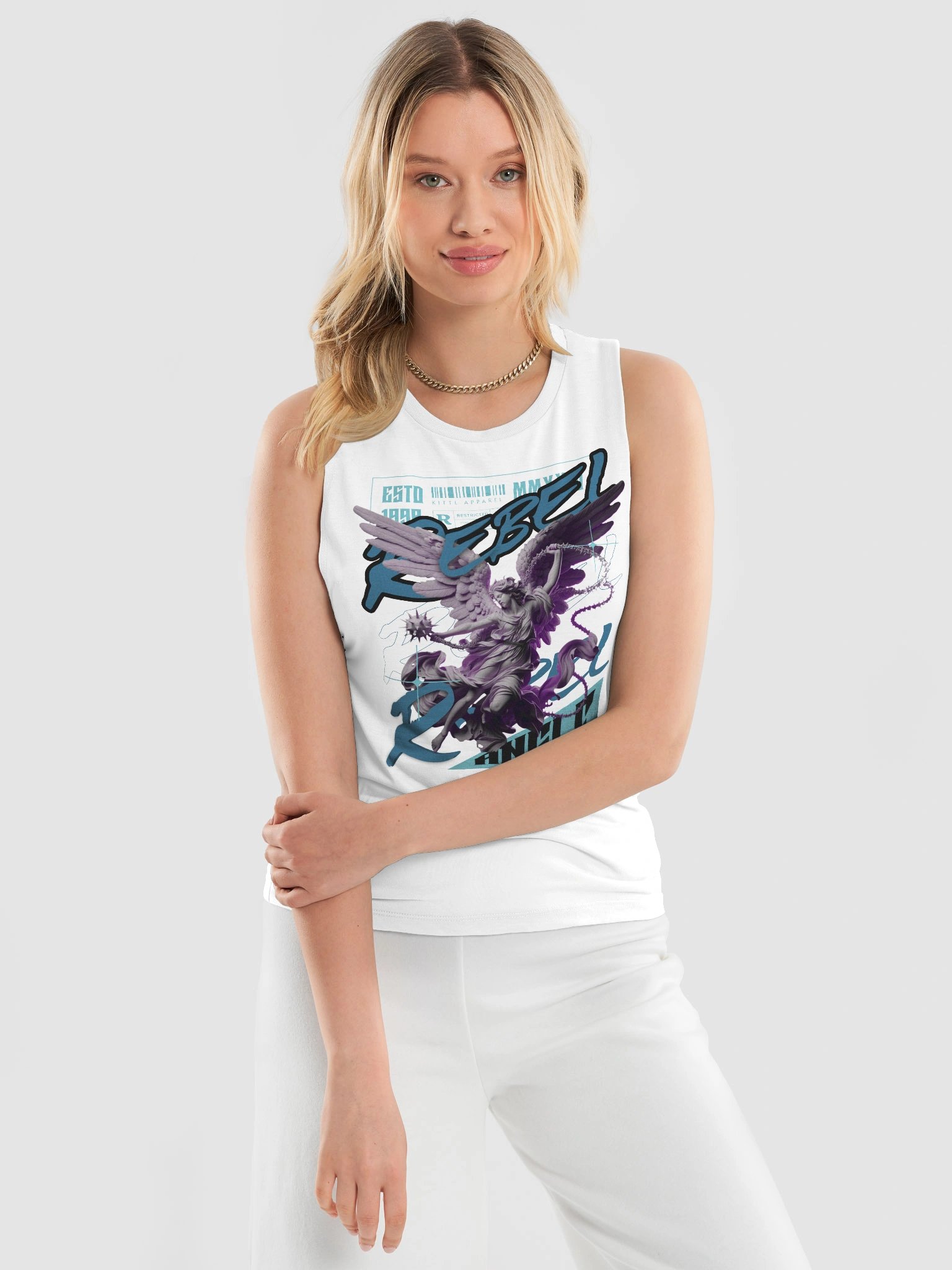 Rebel Angle | Bella+Canvas Women's Flowy Muscle Tank product image (4)