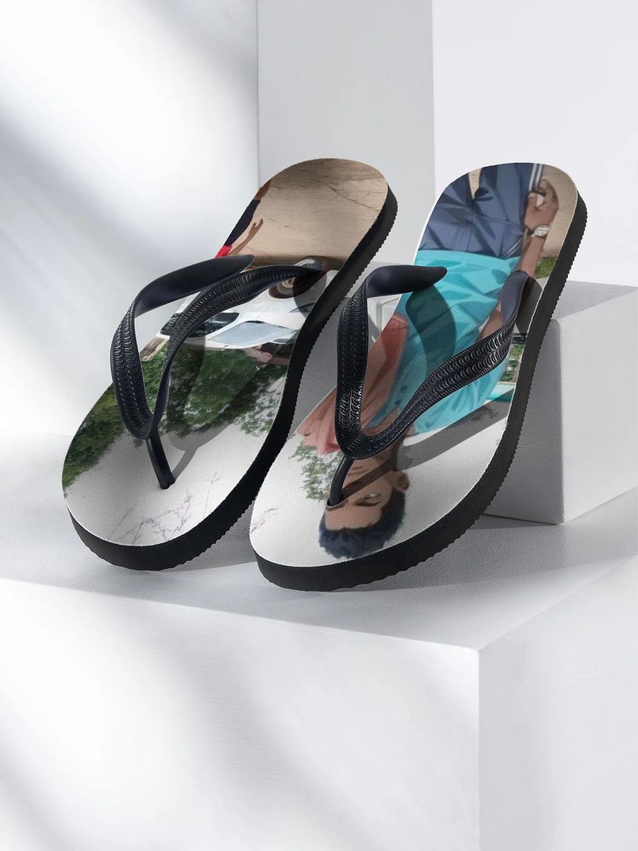 Anime Character in the Real World Flip-Flops product image (1)