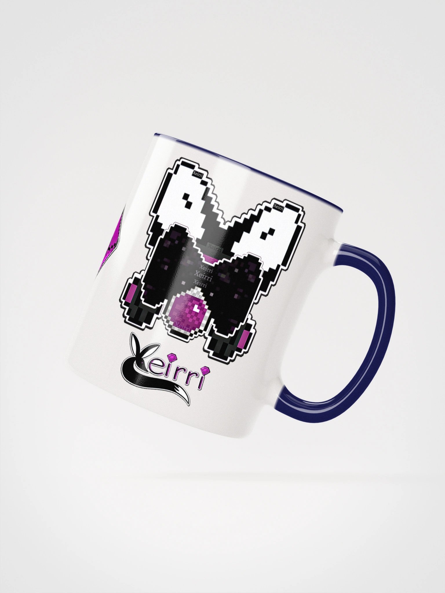 Xeirri Pride Collection: Denifly Logo 11oz Mug (Denixen Butterfly Asexual) product image (14)