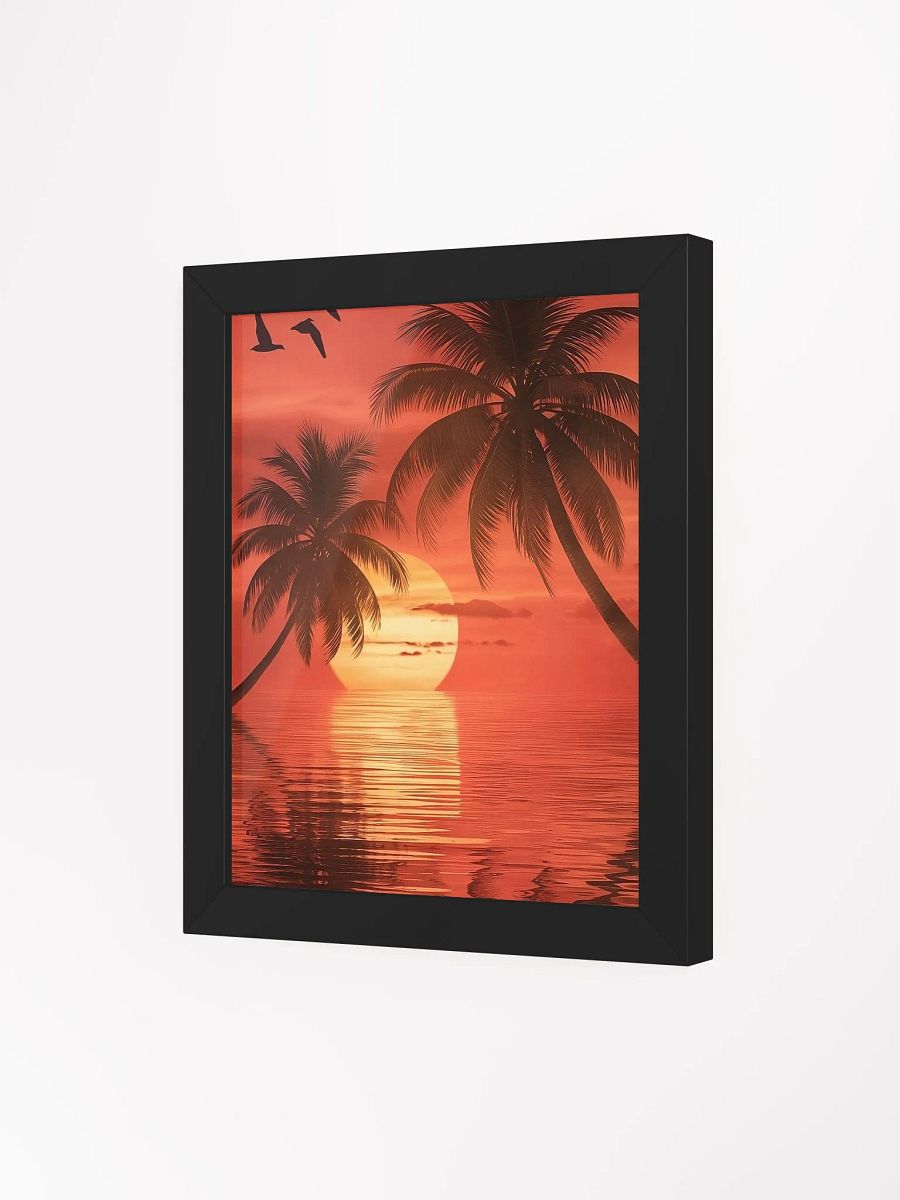 Tropical Sunset Serenity Framed Poster product image (31)