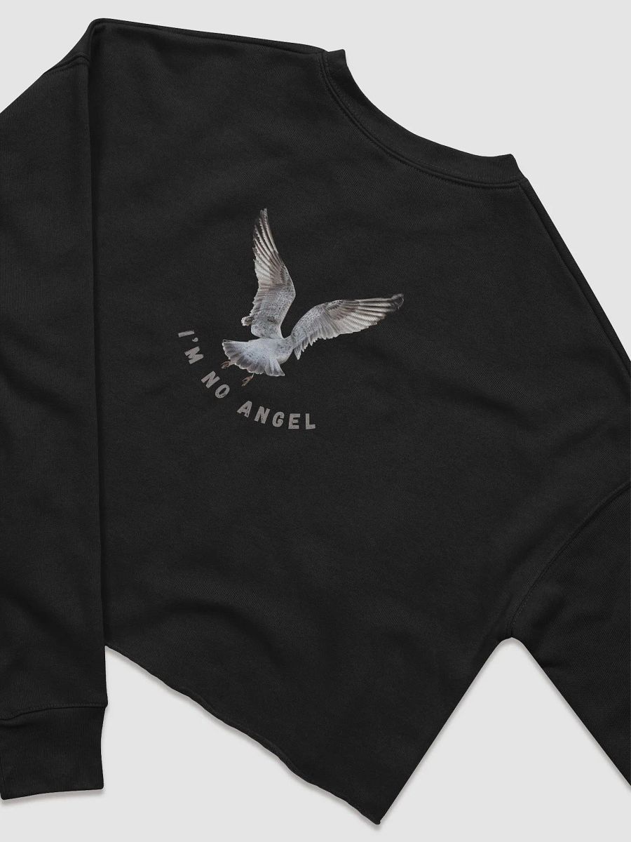 I'm No Angel Seagull Fleece Crop Sweatshirt product image (4)