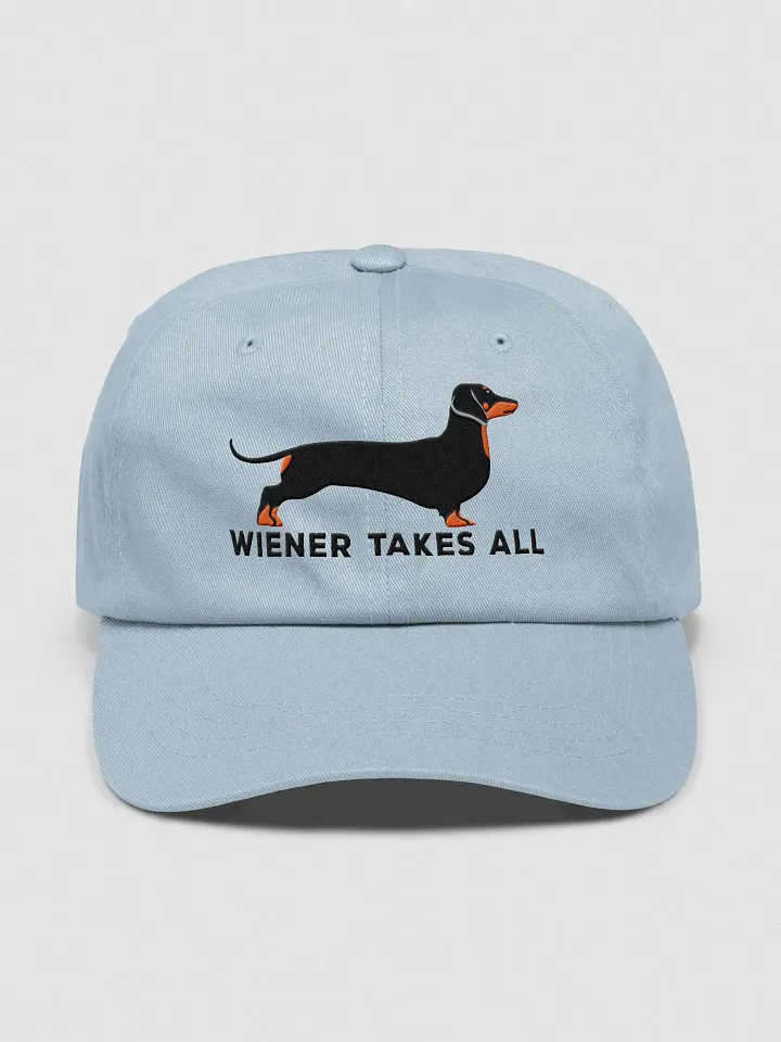 Wiener Takes All Classic Dad Hat(Embroidered) of a Dachshund product image (9)
