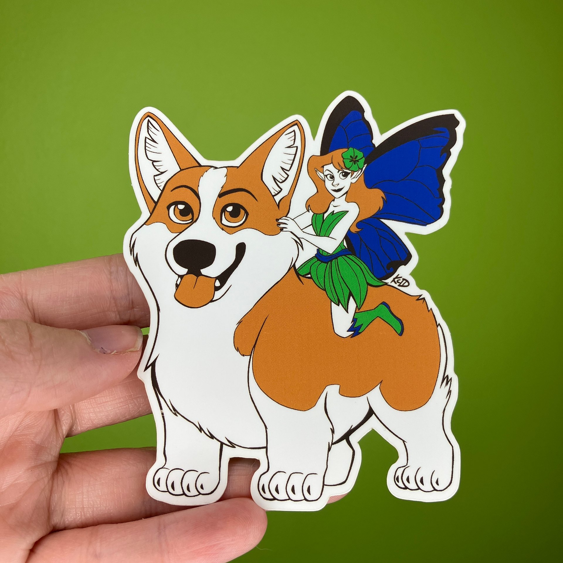 Corgi Fairy Sticker product image (1)