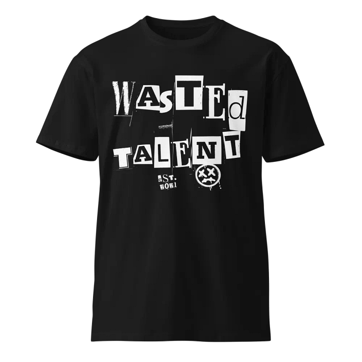 WASTED TALENT EST. T-SHIRT white product image (1)