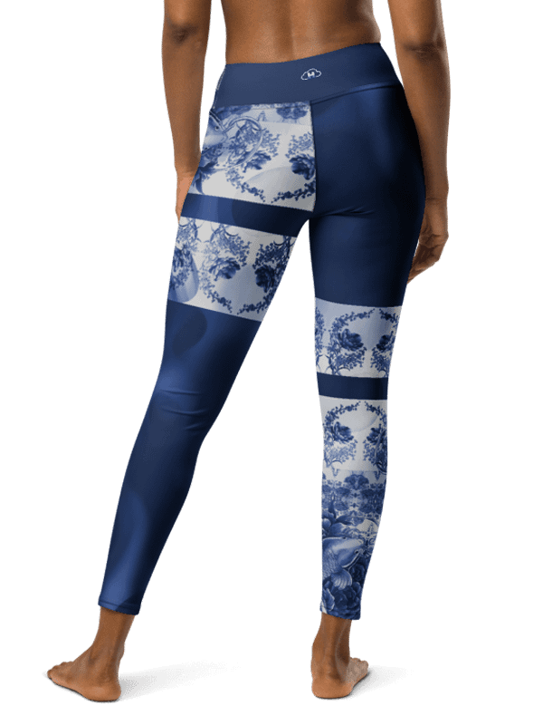 Koi and Mist-Porcelain yoga leggings product image (10)