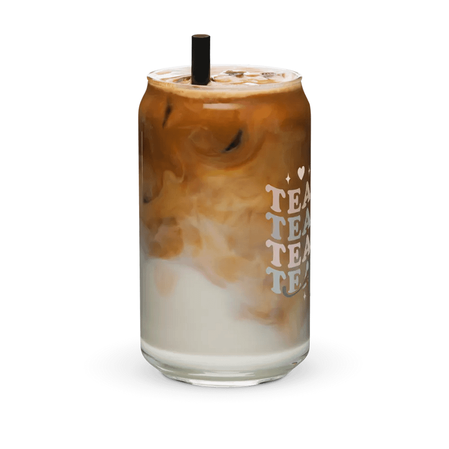Teacher Life Pastel Can Glass product image (12)