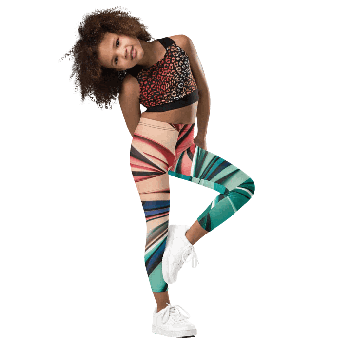 TDS Music Kids Abstract Leggings in Vibrant Colors (Sizes 2T-7) product image (1)