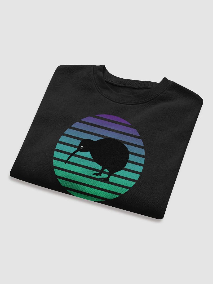 Retro Aqua Blue Sunset and Kiwi Bird product image (8)