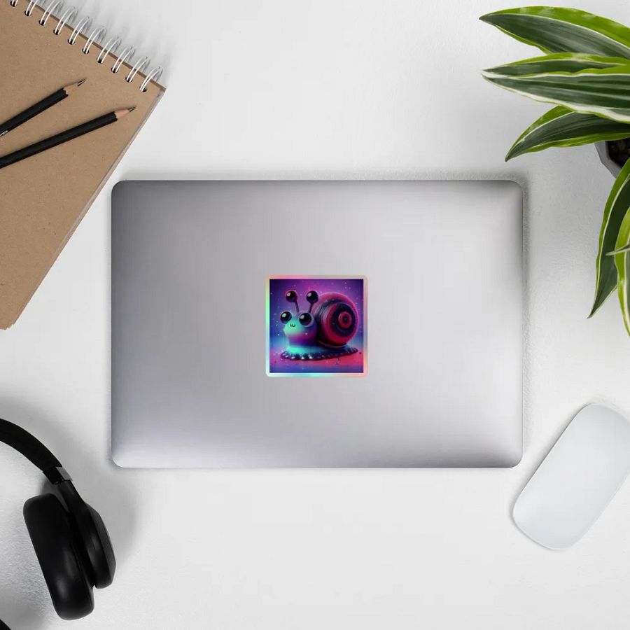 Whimsical Snail Holographic Sticker Sheet product image (11)