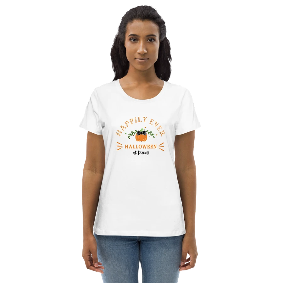 Happily Ever Halloween Disney-Inspired Women's fitted Cotton Tee product image (1)