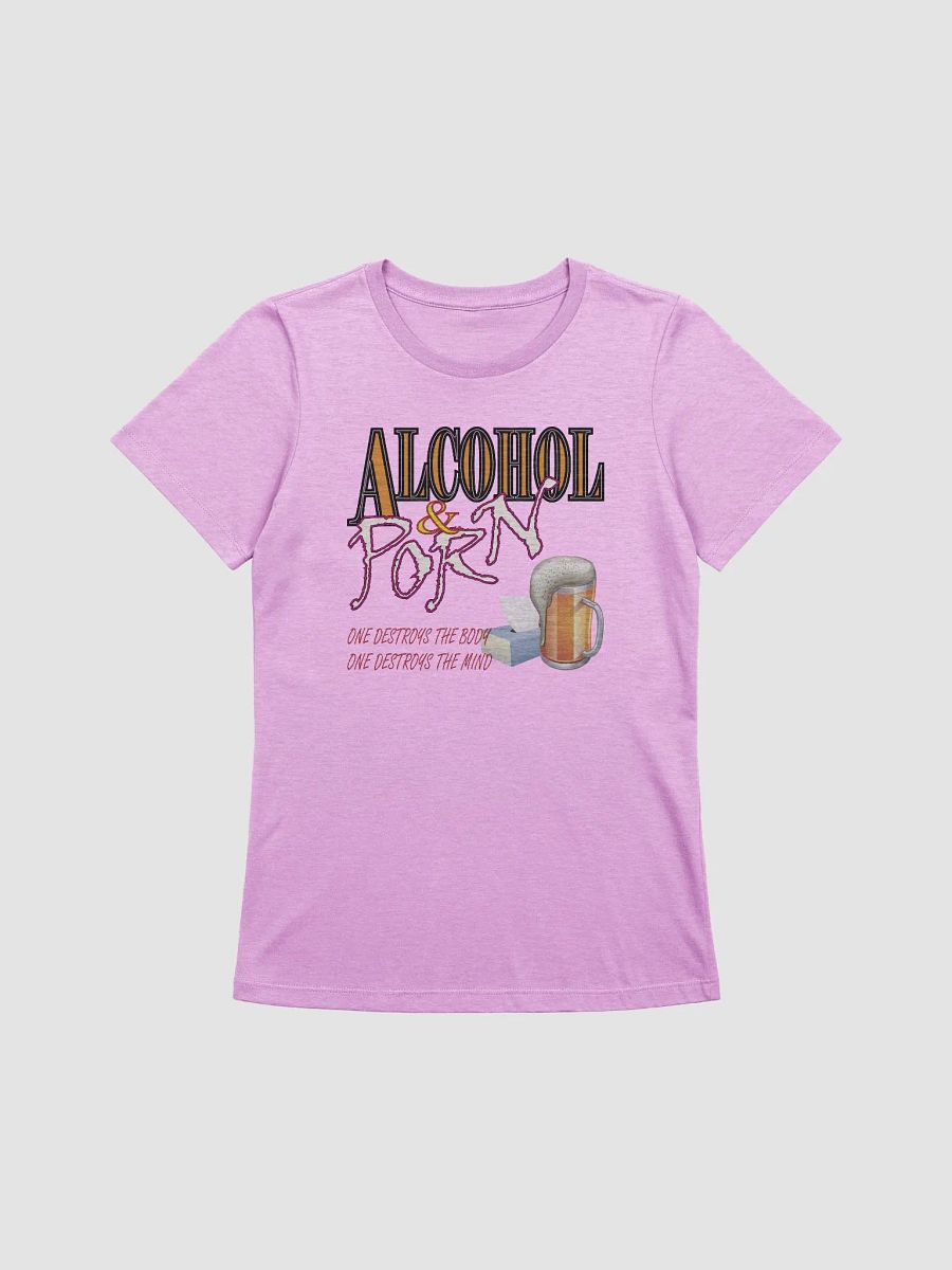Alcohol & Porn - Bella+Canvas Women's Supersoft Relaxed-fit T-Shirt product image (2)