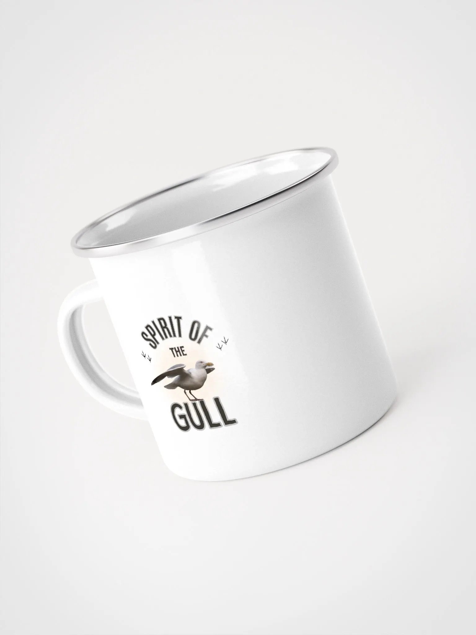 Spirit of the Gull Enamel Mug product image (4)