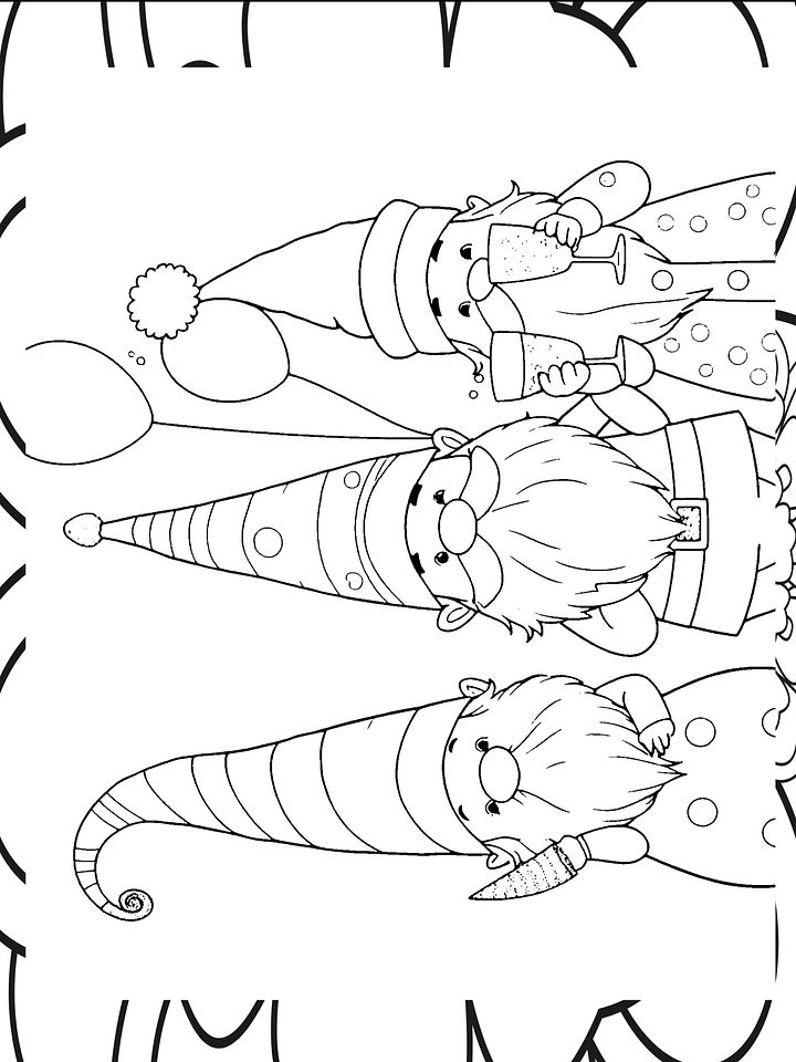 2025 A Gnomie Year Coloring Calendar product image (2)