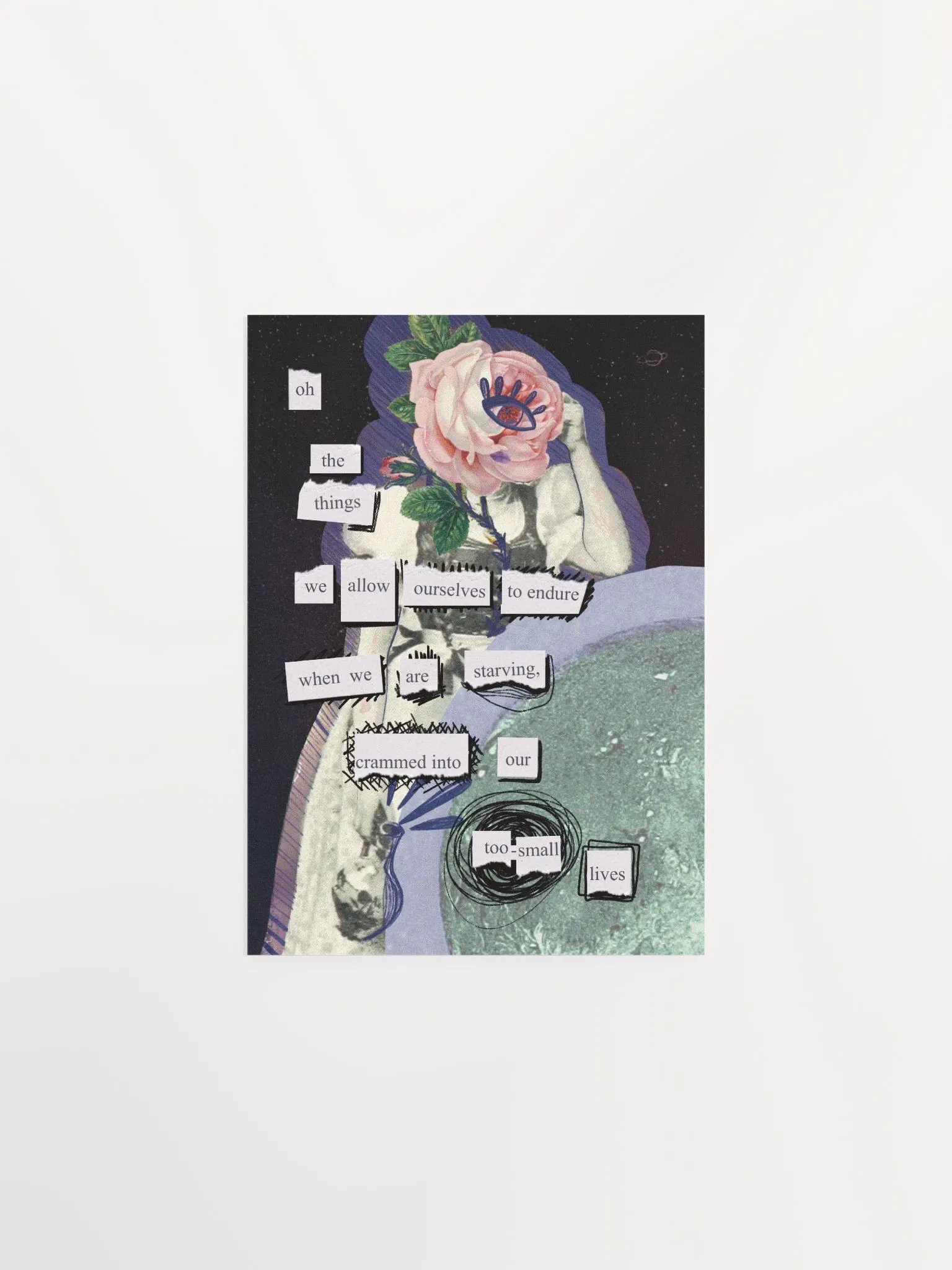 Too-Small Lives Art Print product image (1)