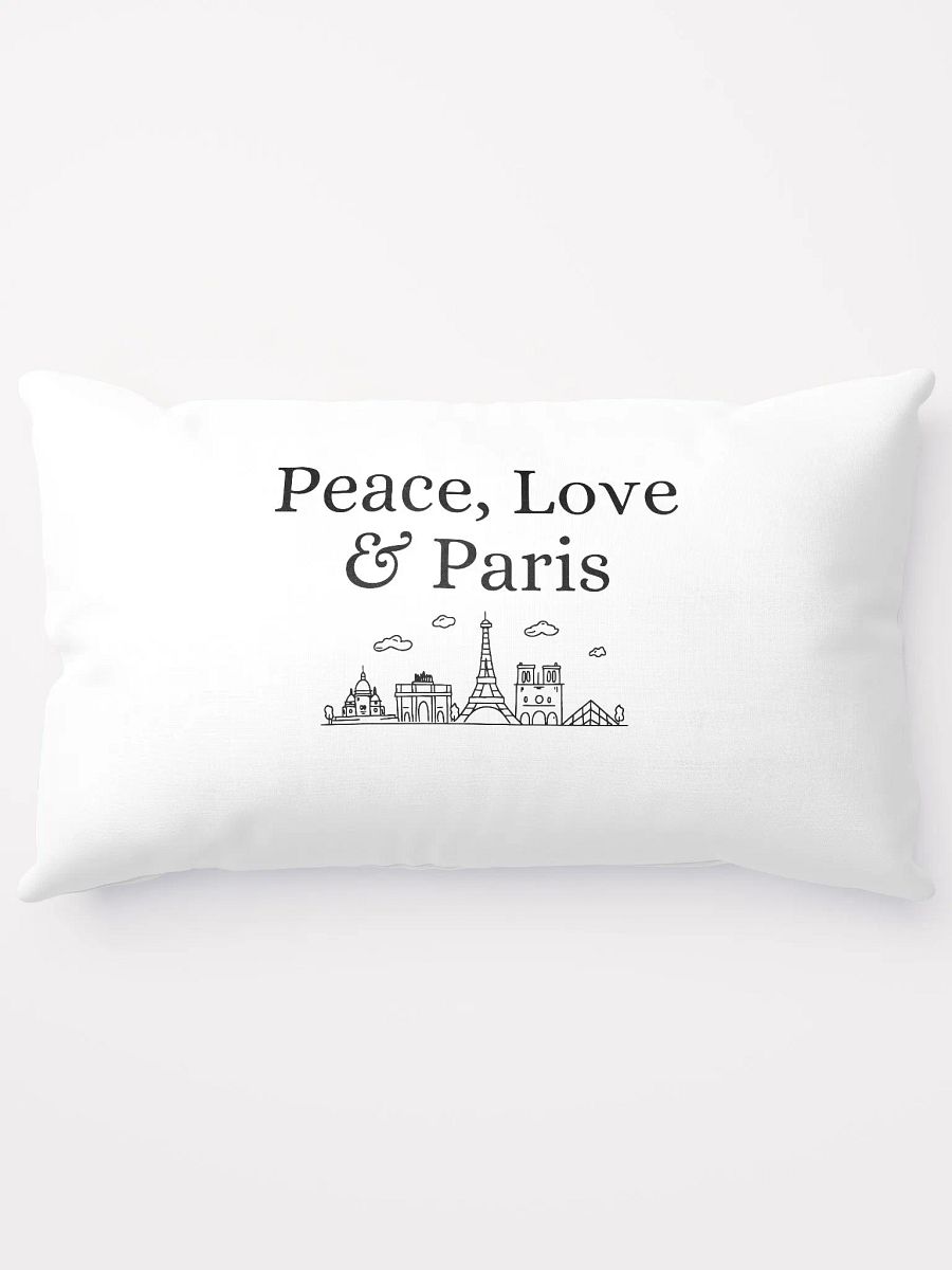 Peace, Love & Paris with Monuments Pillow product image (15)