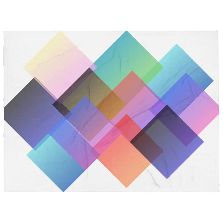 Geometric Gradient Artistic Squares Spiral Notebook product image (1)