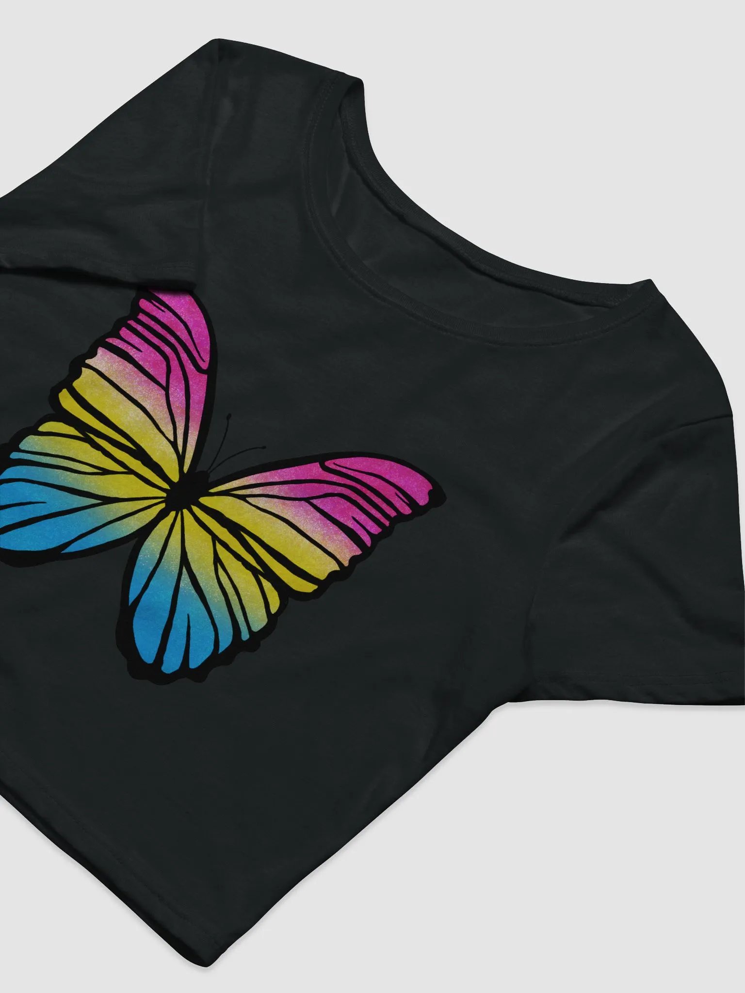 Pansexual Pride Super Soft Crop Baby Tee product image (9)