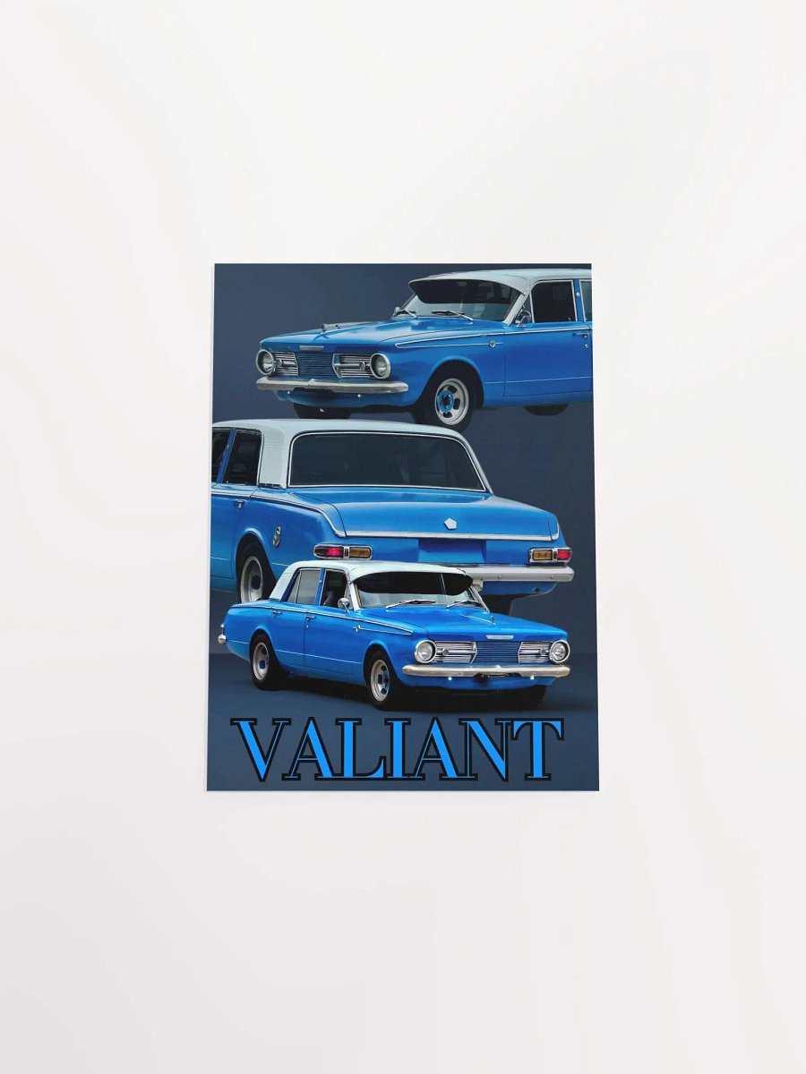 Vintage Blue Car Poster product image (7)