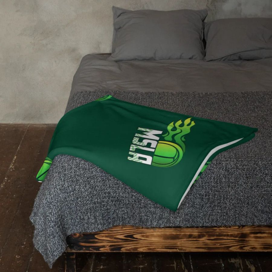 MSLA Green Throw Blanket product image (11)