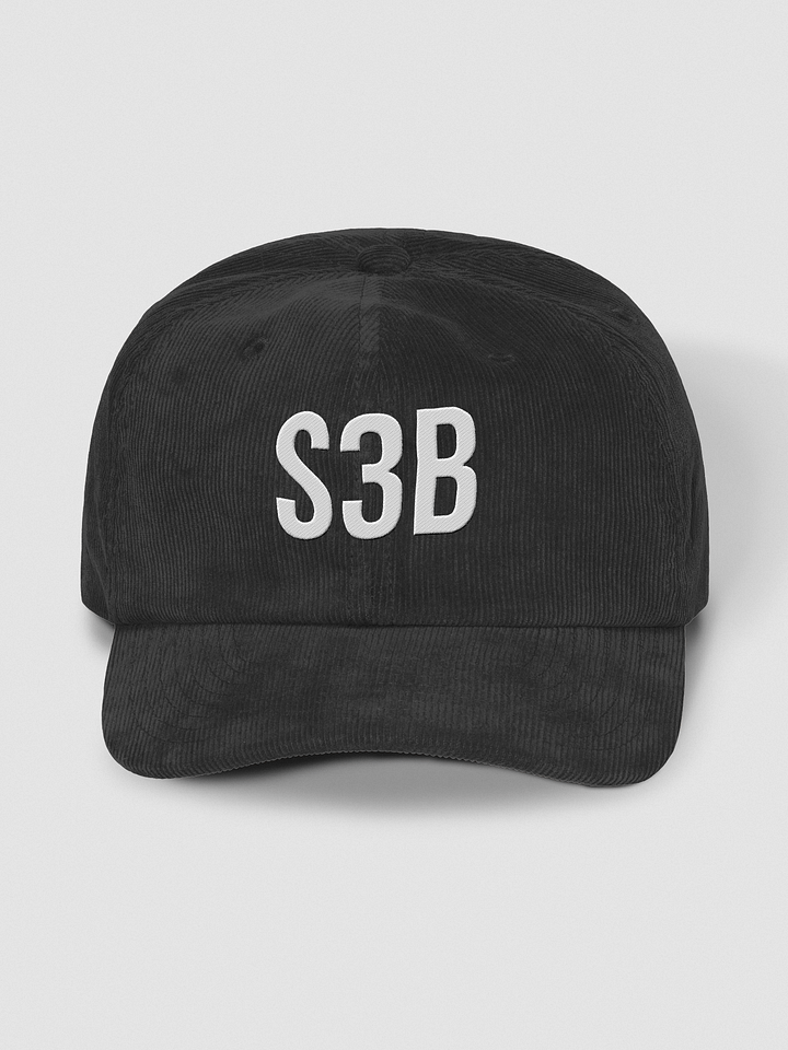 S3B White on Black Hat. product image (1)