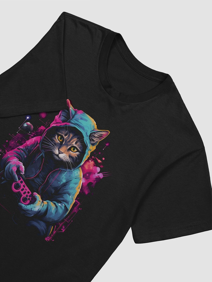 Gamer Cat Graffiti Hoodie Tee product image (3)