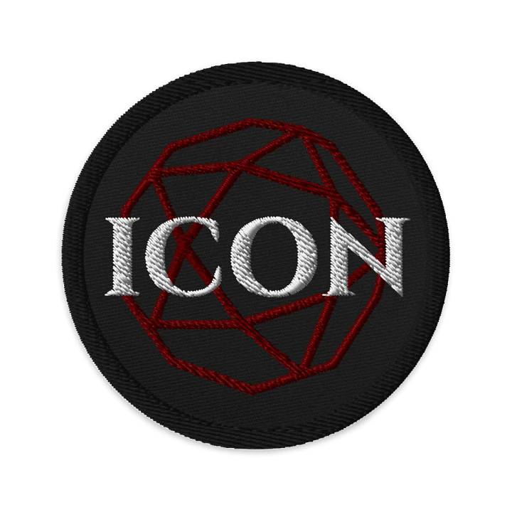 ICON D20 Embroidered Patch - Red product image (1)